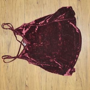 Velvet top